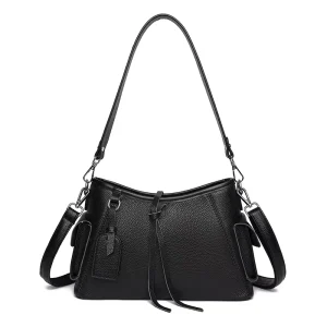 High Quality Leather Handbags and Purses for Women Leather Crossbody Shoulder Bags with Tassel Genuine Leather Messenger Bag