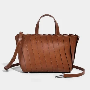 High Quality PU Leather Pleated Handbag Small Tote Bag Women Fashion Shoulder Crossbody Bag Designer Handbags for Women