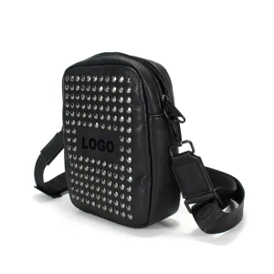 High Quality PU Leather Women’s Shoulder Bag Zipper Closure Single Strap Custom Fashionable Style Portable Handbag Polyester
