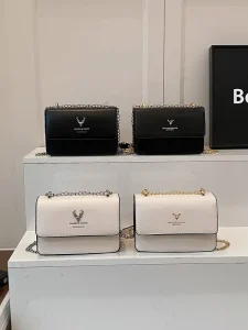High Quality PU Small Lightweight Large Capacity Soft Foldable Zipper Closure Polyester Lining Casual Stylish Bag
