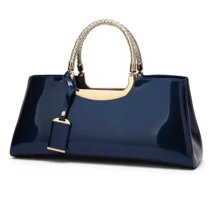 High Quality Patent Pu Leather Ladies Shoulder Crossbody Bags Classic Luxury Purses and Handbags for Women