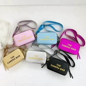High Quality Purses and Handbags Female Shiny Flap Shoulder Bag Women PU Leather the Camera Bag Crossbody