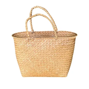 High Quality Sympathy Brand Women’s Handbag Natural Handwoven Shoulder Strap Fashionable Customizable Capacity & Pattern