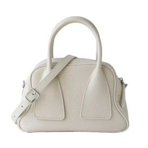 High-end Luxury Modern Vintage Genuine Leather Waterproof Handbag Bowling Pillow Shoulder Crossbody Bag Fashionable Zipper Dress