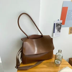 High-end genuine leather crossbody bag handbag shoulder bag lightweight waterproof durable
