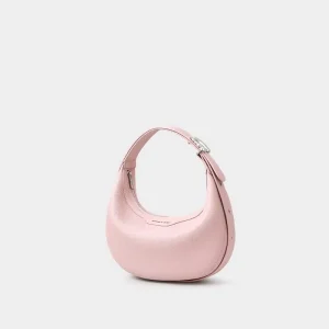 High-quality Original Niche Design Half-Moon Genuine Leather Textured Zipper Closure Shoulder/Crossbody Handheld Bag