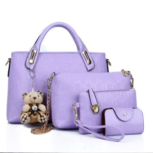 High quality Women Handbags Ladies Trendy Products Pu Leather Handbag Set for Lady Tote Bag
