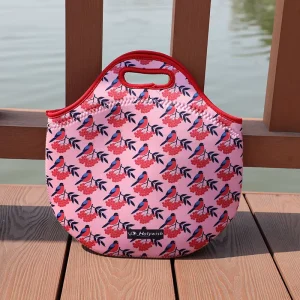 Holywish Custom Design Neoprene Cooler Bags for Lunch Soft Zipper Lunch Cooler Bag