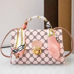 Hot Selling Fashion Ladies Handbag Sling Crossbody Shoulder Bag for Women Portable Small Composite PU Polyester Hasp Closure
