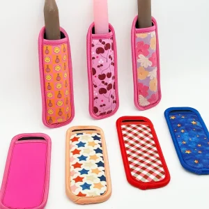 Ice Popsicle Holder Custom Popsicle Holder Sleeve Freeze Insulated Sleeve Popsicle Bag Cover Neoprene Ice pop Holder