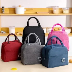 Insulated Aluminum Foil Lunchbox Bag Portable Kids Cooler Lunch Bag Insulated Thermal Lunch Box Picnic Supplies Bags