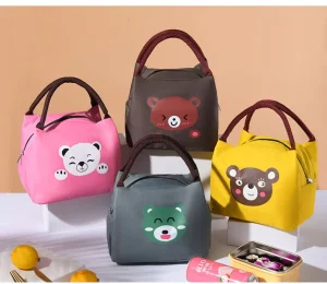 Insulated Food Picnic Lunch Box Cartoon Women’s Children’s Lunch Box School Food Storage Lunch Bag