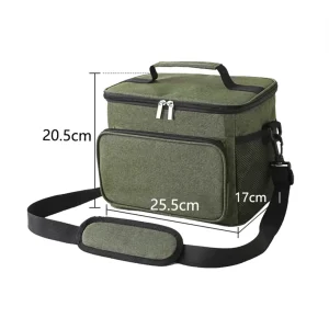 Insulated Lunch Bag for Women Men Reusable Lunch Box for Office Work School Picnic Spacious Lunch Cooler Tote Bag