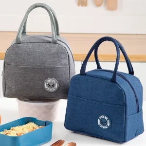 Kids Lunch Bag Portable Insulated Lunch Tote Bags Food Container Pouch Thickened Waterproof Thermal Lunch Bags for Office