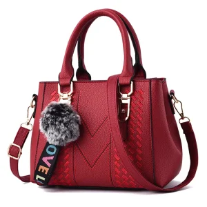 Korean Style High quality Women Handbags Ladies Trendy Products Pu Leather Handbag Set for Lady Tote Bag