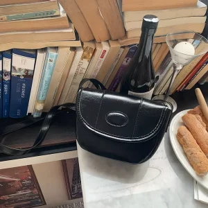 Korean Version Retro PU Bag New Texture Fashion Versatile Daily Use Waterproof Portable Single Shoulder