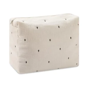 LOHAS Travel Cosmetic Bag with Zipper Closure Polyester Material for Women & Girls