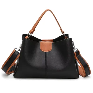 Ladies Designer Handbag Shoulder Tote Zipper Purse PU Leather Satchel Crossbody Bag Women Handbags