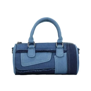Ladies Female Lightweight Denim Jean Crossbody Handbag Fashion Shoulder Bag Women Teen Girls