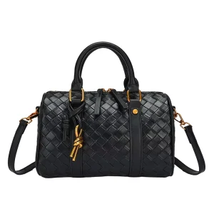 Ladies New Luxury Vintage Simple PU Leather New Designer Fashion Ladies Shoulder Bags Handbag