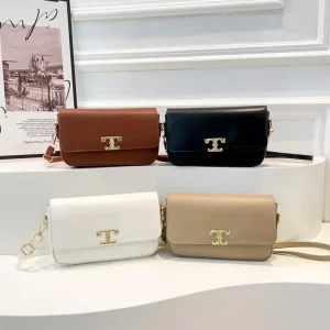 Ladies Solid Color Crossbody Bag Retro Armpit Bag Fashion Single Shoulder Bag for Women