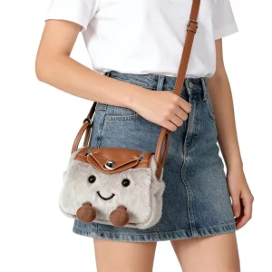 Ladies Stylish New Cute Cartoon Designer Style Shoulder Crossbody Bag Trending Fashion Handbag for Shopping