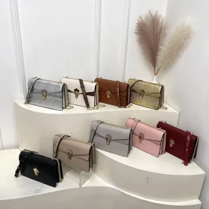 Ladies Vegan Rectangular Shoulder Bag Waterproof Crossbody Women’s Shoulder Bag
