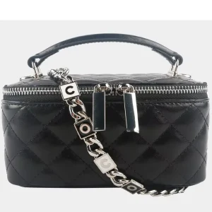 Lady Fashion Vintage High Quality Factory Price PU Leather Single Strap Crossbody Handbag with Women Makeup Bag