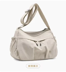 Large Capacity Crossbody Bags for Women Casual Simple Commute Ladies Zipper Shoulder Bag Solid Color Female Tote Handbags