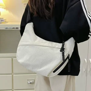 Large Capacity Durable Waterproof Women’s Shoulder Bag New Portable Fashion Korean Style Casual Versatile Cloth Tote