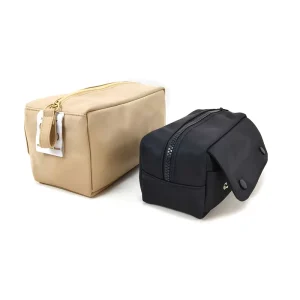 Large Capacity Eco Friendly Customized Logo Cosmetic Bags and Cosmetic Pouches Nylon Makeup Bag for Women