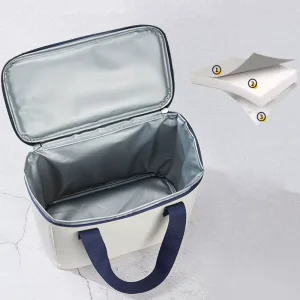 Large Capacity Insulated Cooler Bag Aluminium Foil Food Thermal Polyester Custom Picnic Bag