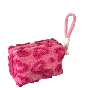Large Capacity Portable Cute Plush Cosmetic Organizer Bag
