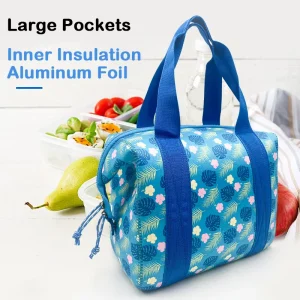 Large Capacity Tear Resistant Lunch Bags for Adults Insulated Lunch Cooler Bag for Office Work