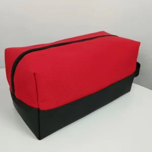 Large Capacity Water Resistant Portable Cosmetic Bag with Zipper