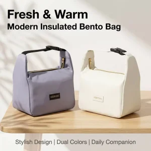 Large Capacity Waterproof Oxford Fashion Portable Office Lunch Box Insulation Cooler Bag New Design Buckle Handheld Picnic