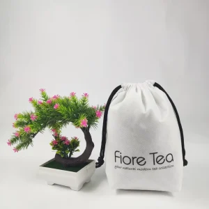 Large Drawstring Bag Canvas Custom Logo Storage Drawstring Party Gift Bag Logo Non Woven Drawstring Gift Bag