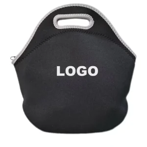 Large Durable Neoprene Cooler Bag with Zipper Waterproof Portable Lunch Bag for Travel and Outdoor Use Picnic and Food Storage
