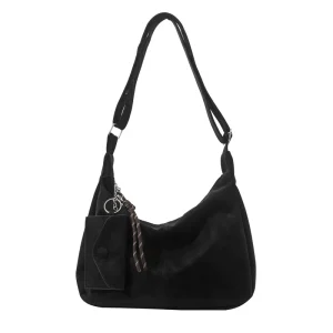 Leisure Soft-textured Polyester Large-capacity Single-shoulder Crossbody Bag for Women New Stylish Fashion Water Resistant