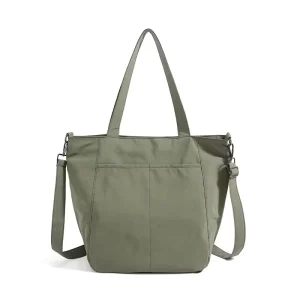 Lightweight Anti-tear Nylon Women Casual Portable Shoulder Bag Water-resistant Adjustable Strap Crossbody Bag Ladies Tote