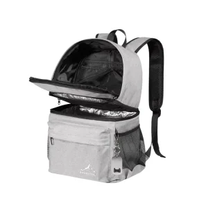 Lightweight Picnic Fishing Hiking Camping Park Beach Lunch Bag Food Delivery Ice Rucksack 42Cans Insulated Cooler Backpack