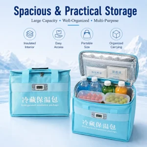 Lightweight Portable Insulated Cooling Bags for Lunch Box Fresh Food Drinks and Outdoor Picnic