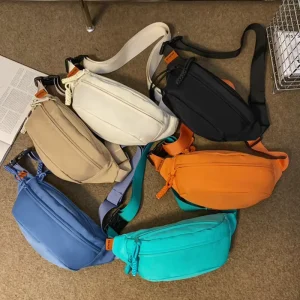 Logo Customized New Casual Crossbody Bag Simple Daily Bags Sports Waist Breast Shoulder Bag