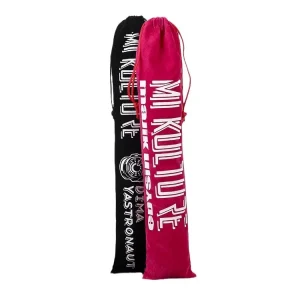 Long Style Drawstring Thermal Transfer Velvet Dust Bag Portable Selfie Stick and Flute Storage Case
