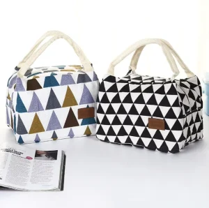 Lunch Bag for Kids School Canvas Lunch Bag