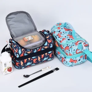 Lunch Bags for School Kids Waterproof Lunch Bag for School Lunch Box Bag Set for Kids