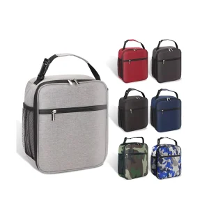 Lunch Box Bag Cooler Pouch Work Picnic Portable Food Thermal Bags School Kids Handbags Lunch Cooler Bag with Multi Pockets
