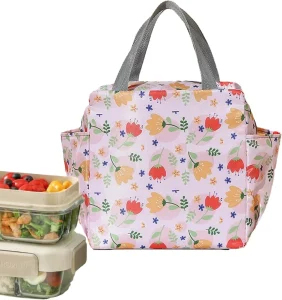 Lunch Cooler Bag Portable Reusable Insulated Lunch Box Tote Bag