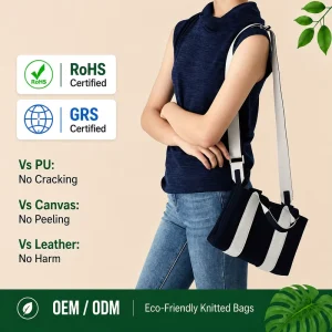 Luxurious Custom made Reusable Lightweight Ladies’ Handbag Large sized Fashionable Shoulder Bag with Zipper Closure Design