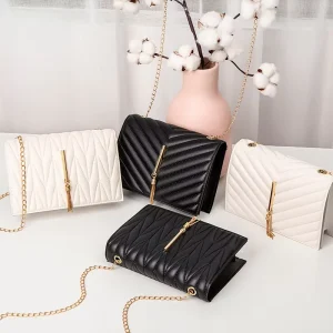 Luxury Bags Ladies Handbags Fashion Women Bags Korean Crossbody Small Square Bag V Grain Compression HandBag